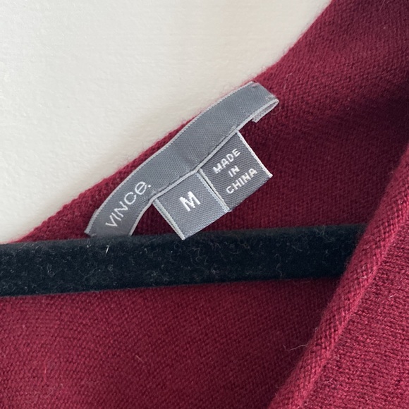 Vince Double V Wool and Cashmere Sweater - Picture 2 of 6